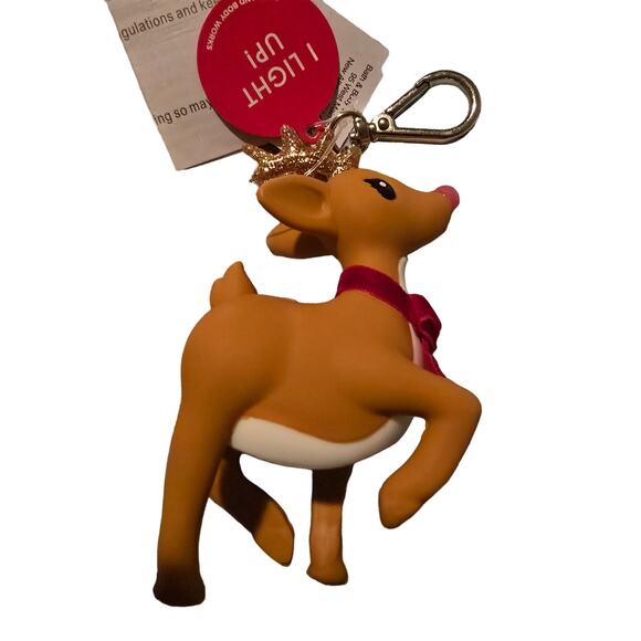 Brand New Bath & Body Works Rudolph Reindeer Light-Up‎ Bac Holder - Picture 2 of 3
